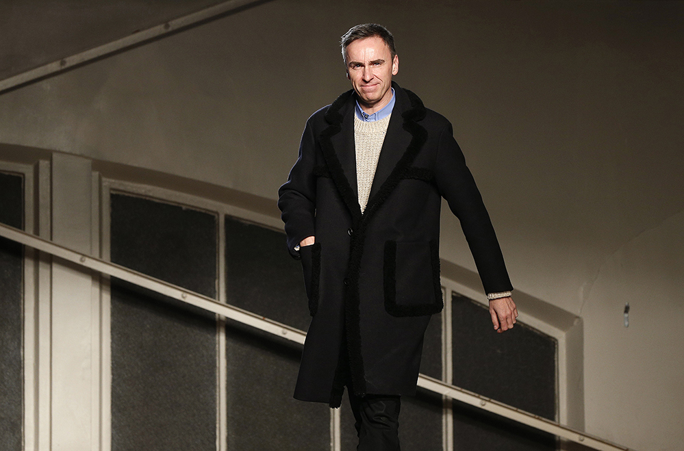 Belgian designer Raf Simons (Photo by Francois Guillot / AFP Photo)